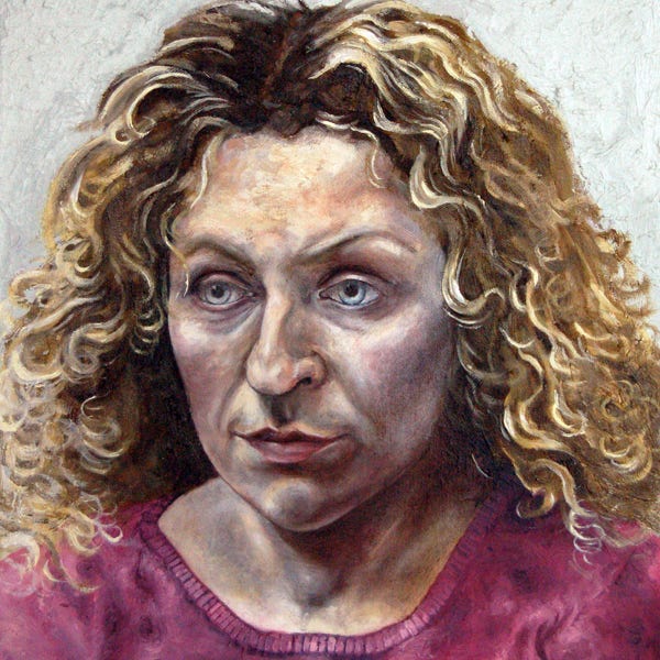 portrait painting in oils by jamie frost