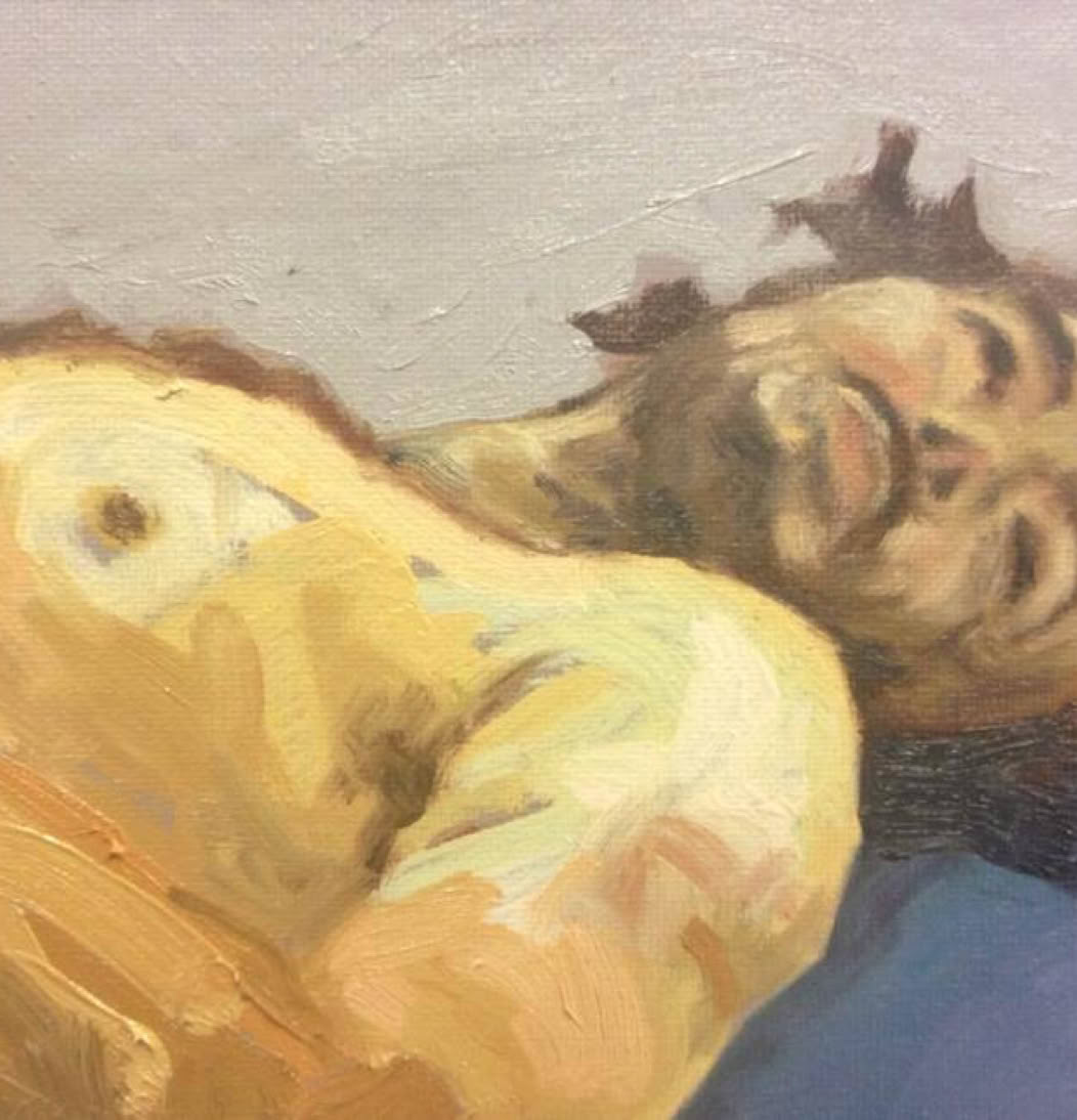 Painting of artist's model.